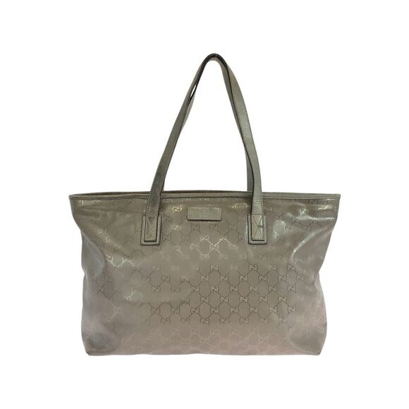 Gucci GG Imprime Bronze Brown Tote Bag - Picture 1 of 10